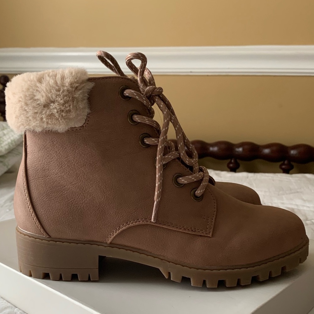 Madden Girl Lace-Up Boots